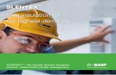 Slim insulation for the highest demands. - BELGLAS …...Slim insulation for the highest demands. SLENTEXTM – the flexible thermal insulation solution. Customized climate management.
