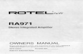 rotel.comrotel.com/sites/default/files/product/manuals/RA-971-OM.pdf · Created Date: 3/25/2002 3:33:07 PM
