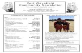 Port Wakefield Community Newsletter · 2015-10-20 · $10.00 or take away meals (no pot luck lunches Port Clinton Community & Sports Club Inc. 12 Yararoo Drive, Port Clinton SA 5570