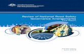 Review of National Road Safety Governance Arrangements › sites › default › files › ... · of deaths and serious injuries on Australian roads. However, better governance and