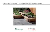 Planter wall block Design and installation guide...48 in. x 72 in. Three Tier Raised Garden Bed ITEM NO. Item DESCRIPTION QTY. 1 SKU: 1001571811 Planter Wall Block 26 2 2 in. x 6 in.