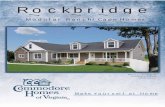 Rockbridge - Modular & Manufactured Homes Virginia · 2012-12-07 · RB536A - Kitchen Options ... Rockbridge Modular Ranch/Cape Homes APPLIANCES 30” Electric Range ... Deluxe Roller