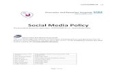 Social Media Policy - Doncaster and Bassetlaw Teaching Hospitals · 2019-04-26 · Social Media Policy ... Keek, Reddit, Vine and Vimeo. 2. PURPOSE Social media is an increasingly