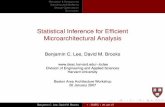 Statistical Inference for Efficient Microarchitectural ...people.duke.edu/~bcl15/documents/lee2007-barc.pdf · Statistical Inference Models approximate solutions to intractable problems