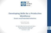 Developing Skills for a Productive Workforce - … › libraries › cambodia › 231771 › PDFs...Developing Skills for a Productive Workforce Issues and Potential Solutions The