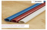 CERTIFICATIONS AND LISTINGS - Rehau Group · Certifications and Listings for REHAU PEX Tubing RAUPEX® tubing is rigorously tested in house to ensure the highest quality crosslinked