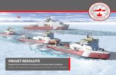 PROJET RESOLUTE - Davie · 2017-04-10 · Projet Resolute – Deux classes de brise-glace 01 02 Brise-glaces moyens Navires candidats : Navires ravitailleurs remorqueurs releveurs