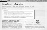 aassofia.files.wordpress.com · Nuclear physics AHL - Atomic and nuclear physic: SL Option B - Quantum physic: This chapter provides a more detailed discussion of the radioactive