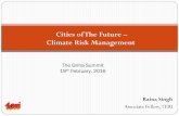 Cities of The Future Climate Risk Management · Urban India: Confronting development challenges Source:Francesco Terzini Flickr Creative Commons Increasing population, unplanned growth