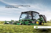 Commercial Mowing Equipment · 2020-01-26 · Turf Airless Radial Tyres – one less worry for you and your operators. Tread lightly The radial contact patch on a Michelin X Tweel