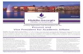 Inviting Applications and Nominations for the Provost and Vice … · 2017-03-16 · Inviting Applications and Nominations for the Provost and Vice President for Academic Affairs