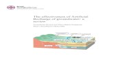 The effectiveness of Artificial Recharge of …...BRITISH GEOLOGICAL SURVEY COMMERCIAL REPORT CR/02/108N The effectiveness of Artificial Recharge of groundwater: a review I Gale, I