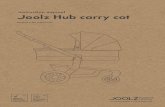 instruction manual Joolz Hub carry cot · 16 instruction manual Joolz Hub carry cot 17 Nutzungshinweise Bremse how to use the brake WARNING: always apply the swivel lock on the front
