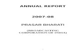 prasarbharati.orgprasarbharati.org/pb/Annual_ReportPDF/English-2007-08.d…  · Web view2007-08. PRASAR BHARATI (BROADCASTING CORPORATION OF INDIA) CONTENTS Pages . Chapter I Prasar