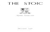 THE STOIC - stowemedia.azureedge.net€¦ · THE STOIC The marriage of j\'/1r.·J. M. Osborne to Signorina i\. de Vincentis took place in the chapel of Exeter College, Oxford, on