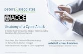 Anatomy of a Cyber Attack - IACCE€¦ · Anatomy of a Cyber Attack A Reality Check for Business Decision Makers including Executives, Directors, and Owners. Bruce Ward, Vice President