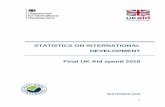 Statistics on International Development final aid …...5 Further information on the technical terms, data sources, quality and processing of the statistics in this publication are