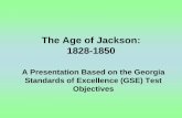 The Age of Jackson: 1828-1850internet.savannah.chatham.k12.ga.us/schools/hvj...• In 1832, Congress passed another tariff law. • In November of that year, South Carolina declared
