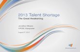 2013 Talent Shortage - SBDC Investorssbdcinvestors.com/mediafiles/uploaded/e/0e2422109... · 2013-08-27 · 2013 Talent Shortage SurveyTalent Shortage Survey ManpowerGroup | Source: