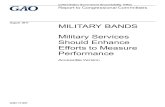 GAO-17-657, Accessible Version, MILITARY BANDS: Military ... · To do so, bands across the military services —Army, Navy, Marine Corps, and Air Force —support a range of activities,