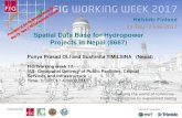 Spatial Data Base for Hydropower Projects in Nepal › resources › proceedings › fig...Spatial Data Base for Hydropower Projects in Nepal (8667) Punya Prasad OLI and Sushmita TIMILSINA