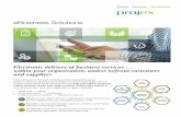 eBusiness Solutions - Projex IMC · eBusiness Solutions Project Execution Network combines cloud-based performance analytics, business planning and strategy execution technologies