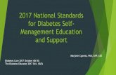 2017 National Standards for Diabetes Self-Management …...•American Association of Diabetes Educators (AADE) became a NAO in 2009 •First recognized programs in 1987 using a review