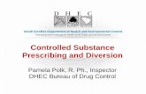 Controlled Substance Prescribing and Diversionhsc.ghs.org/wp-content/uploads/2016/03/MD-PRES-2013-Polk.pdf · drug overdose deaths occurred in the United States, one death every 14