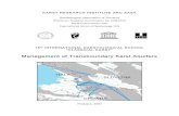 Management of Transboundary Karst Aquifers · 2019-12-17 · 10.50 – 11.10 Assessment of physico-chemical quality of karst water and its sustainable management Vinod Kumar Jena,