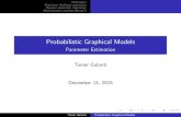 Probabilistic Graphical Models - TAU › ~haimk › pgm-seminar › Graphicals-tomer.pdf · 2015-12-21 · Tomer Galanti Probabilistic Graphical Models. Motivation Maximum likelihood