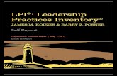 LPI : Leadership Practices Inventory - Leadership Challenge › Leadership...The Five Practices of Exemplary Leadership® Created by James M. Kouzes and Barry Z. Posner in the early