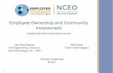 Employee Ownership and Community Involvement€¦ · EA Engineering, Science, and Technology, Inc., • “Professional” Communities PBC • more emphasis on employees giving papers