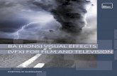 BA (HONS) VISUAL EFFECTS (VFX) FOR FILM AND TELEVISION › BA (Hons) Visual Effects Design and... · You will need to exhibit the skills required for this team-based course and show