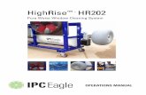 HighRise HR202 - IPC€¦ · Never operate the High Rise Cleaning System in a potentially explosive atmosphere. 27. Never operate the High Rise Cleaning System during or pending high