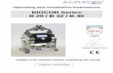 BIOCOR Series B 20 / B 32 / B 40 - Amazon S3 · BIOCOR Series . B 20 / B 32 / B 40 . Ought to be studied before installing the pump . ... handling or maintenance has to read this