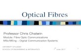 Optical Fibres - sro.sussex.ac.uksro.sussex.ac.uk/68293/1/lecture4v2 2017 FIBRES.pdf · Optical fibres When a lightwave propagates through a fibre core it can have different transverse