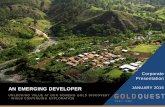 Corporate - GoldQuest Mining › images › pdf › presentation › GoldQ… · TSX-V:GQC | GOLDQUESTCORP.COM | JANUARY 2016 GOLDQUEST MINING CORP. CORPORATE PRESENTATION 3 $219M