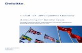 Global Tax Developments Quarterly Accounting for Income Taxes · 2020-05-13 · 1 April – 30 June 2014 9 July 2014 Issue 2014-2 Global Tax Developments Quarterly Accounting for