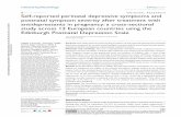 Self-reported perinatal depressive symptoms and postnatal ... · of the disorder, the period of prevalence determination, and varying cultural correlates.6,8 Postnatal depression