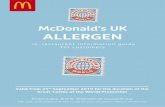 McDonald’s UK ALLERGEN › content › dam › uk › nfl › pdf › ...Printed August 2019 for McDonald’s UK restaurants only Keep copies of this booklet at the front counter