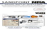 SANDPOINT - Friends of NRA 2014 Event Flyer… · Sandpoint Friends of NRA Only 275 Tickets Available $20.00ea –OR- (3) for $50 .380 This is a Reload Raffle!!! Your Ticket is in