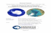 Antarctic Research with Comparative …...Renewal Proposal Priority Program of the German Research Foundation (DFG SPP 1158) "Antarctic Research with Comparative Investigations in