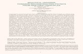 BEAUTIFUL UNIVERSE: TOWARDS RECONSTRUCTING PHYSICS …vladimirtamari.com/beautiful_univ_rev_oct_2011.pdf · 2013-11-19 · BEAUTIFUL UNIVERSE: TOWARDS RECONSTRUCTING PHYSICS FROM