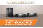 HYPERTEC S-SERIES 19” RACKS · Our “S-Series” range of Hypertec 19” Wall Mount Racks cater for effortless installation of both the cabinet and your valuable equipment while