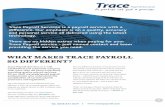 tracepayroll.com · 2020-05-07 · between you and Trace Payroll Services. Your Payroll Contact does not need to know anything about Payroll! Your Payroll Contact just collates any