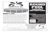 GENERAL DANGER - Inground Swimming Pools · 2015-05-13 · swimming pool and obstructs access to the swimming pool. Barriers must comply with local and national building codes and