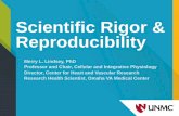 Scientific Rigor & Reproducibility · 2020-04-03 · Scientific Rigor & Reproducibility Merry L. Lindsey, PhD Professor and Chair, ... • Placeholders not removed in final draft