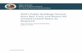 GSA’s Public Buildings Service Does Not Track and Report All … · 2018-08-10 · GSA’s Public Buildings Service Does Not Track and Report All Unused Leased Space as Required