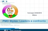 PMO Styles: Leaders a confronto - Il project …...2019/02/04  · PMI-NIC© - Tutti i diritti riservati PMO Styles: Leaders a confronto Convegno 04/02/2019 Milano Andrea Mazzuia,