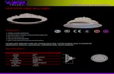 LED UFO High Bay Light Spec.pdf · LED UFO High Bay Light 1.Philips Lumileds 3030chips 2.Excellent optic reflector, different beam angle lens 3.Die-casting heat sink 4.DLC,UL,CE,RoHS